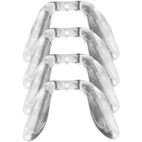 Ciieeo 4 Stück Nasenpads Silikon Für Brillen U-förmige Schraub-nasenpads Nasenbrückenpolster Für Brillen Nasenpads Für Brillen Nasenbügel Für Sonnenbrillen Gurt Kind Sanft Kieselgel