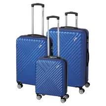Kingston Koffer-Set 3-tlg. blau/lila