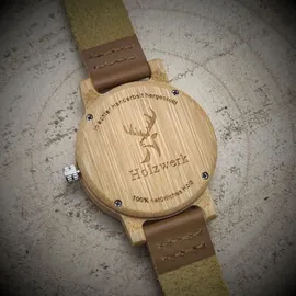 Holzwerk Germany TORI BROWN Leder 38 mm Quarz