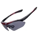 ROCKBROS 10141 photochromic UV400 Fahrradbrille - Rot