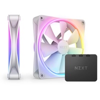 NZXT F140 RGB DUO Twin Pack Matte White, Weiß