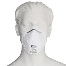 AS Arbeitsschutz GmbH NITRAS SAFE AIR, Atemschutzmaske, FFP2 NR, ohne Ventil, weiß, EN 149, Box à 20 Stück | Packung (20 Stück)