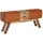 KADIMA DESIGN Sitzbank Turnbock Braun 120 x 56 x 30 cm