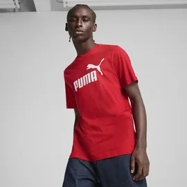 Puma Essentials No. 1 Logo T-Shirt rot XS
