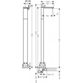 Hansgrohe MyEdition Einhandmischer Brushed Gold Optic