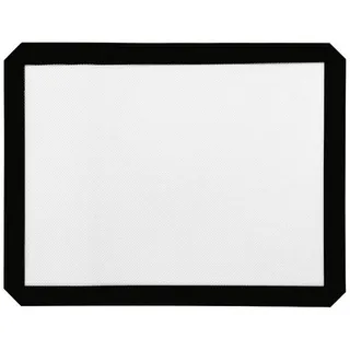 pandoo Silikon Backmatte schwarz 42x32 cm