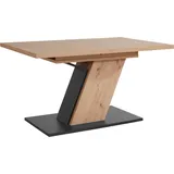 Hela Jeanette 90 x 76 x 140-180 cm Eiche Artisan schwarz