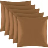 BestLivings Dekokissen 40x40 cm Living 5er Pack Braun