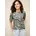 street one studio T-Shirt mit Zebra-Print