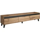 Mirjan24 Nord TV-Lowboard 185x42 cm Braun Holz