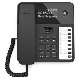 Gigaset Desk 600 schnurgebundenes Festnetztelefon schwarz