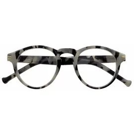 Breitfeld & Schliekert Lesebrille FRANKIE, grau-havanna, +3.00 dpt mit Etui