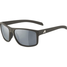 Alpina Nacan I Verspiegelte Polarisierte Sonnenbrille - Coffee / Grey matt, - Black Mirror/CAT3