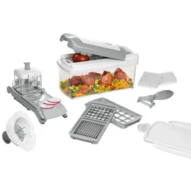 Genius Nicer Dicer Chef 14-tlg. weiß / grau