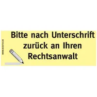 Bizstix BIZSTIX® Haftnotizen Bitte nach Unterschrift zurück an Ihren