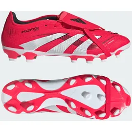 Adidas Herren Fussball-Rasenschuhe Predator Pro, LUCRED/FTWWHT/CBLACK, 40 2/3