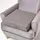 Homescapes SITZKISSEN orthopädisch 50/50/10 cm – Sesselkissen grau