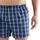 Götzburg Boxershorts kariert Blau/Weiß L 4er Pack