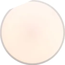 Lightbox 1 LED Ø 48 cm silberfarben/weiß