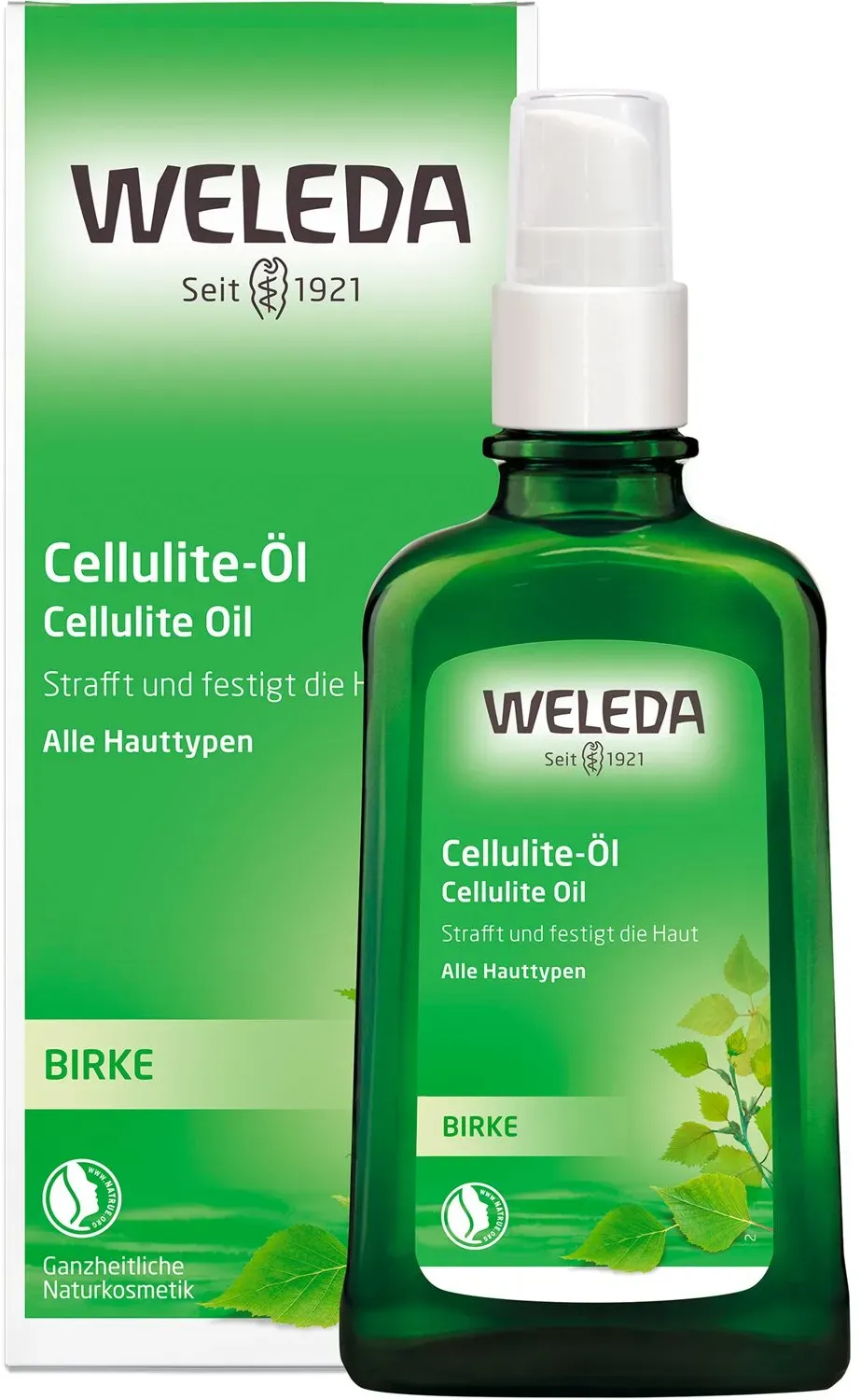 Weleda Cellulite-Öl Birke - glättet, strafft und verbessert das Hautbild bei regelmäßiger Massage