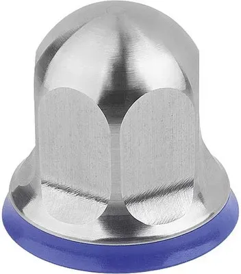 HUTMUTTER HYGIENIC DESIGN, MIT DICHTUNG, M05, SW=8, EDELSTAHL A4 1.4404 UNPOLIERT