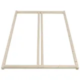 Rollrost Auflagerrahmen für Rollrost 140 x 200 cm für Lattenrost Bettrost, TUGA-Holztech 140 cm x 200 cm