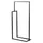 Magnus Kaminholzregal R135B Stahl 50 x 20 x 120 cm Schwarz