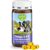 Kräuterhaus Sanct Bernhard Tierlieb Omega 3-6-9 Leinöl Hunde-Kapseln 180 St.