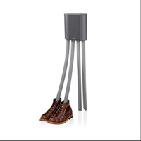 MELISSA Schuhtrockner 16540011 Schuhwärmer für warme Füße Schuh-Heizung für 2 Paar Schuhe grau