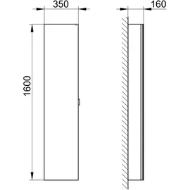 Keuco Royal Modular 2.0 350 cm silber
