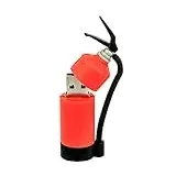 CLE CARDAN LIGHT EUROPE USB Speicher Stick 4GB Mini Feuerlöscher rot Datenspeicher Gadget