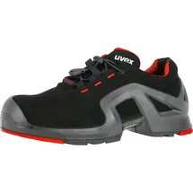 Uvex Halbschuh schwarz/rot uvex 1 x-tended support, S3 EU-Schuhgröße: 41