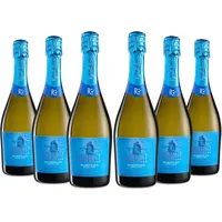 Vigneti Romio Weißer Schaumwein Novebolle Romagna DOC, frischer Geschmack mit fruchtigen Noten, 11,5 Prozent Vol., Karton mit 6 Flaschen 750 ml