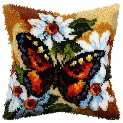 Knüpfkissen "Schmetterling"