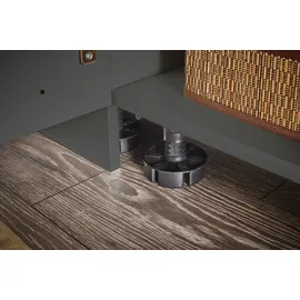 laundreezy "LAUNDREEZY LDSK5", grau Anthrazit - Waschmaschinen-Überbauschrank TÜV-Zertifiziert mit viel Stauraum - 117,5 cm