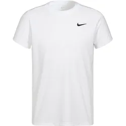 Nike Court Victory Tennisshirt Herren in white-black, Größe M - weiß