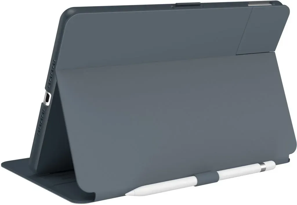 Speck Balance Folio -  Apple iPad 8 (2020) Hülle Klapphülle + Stifthalter - Stormey Grey