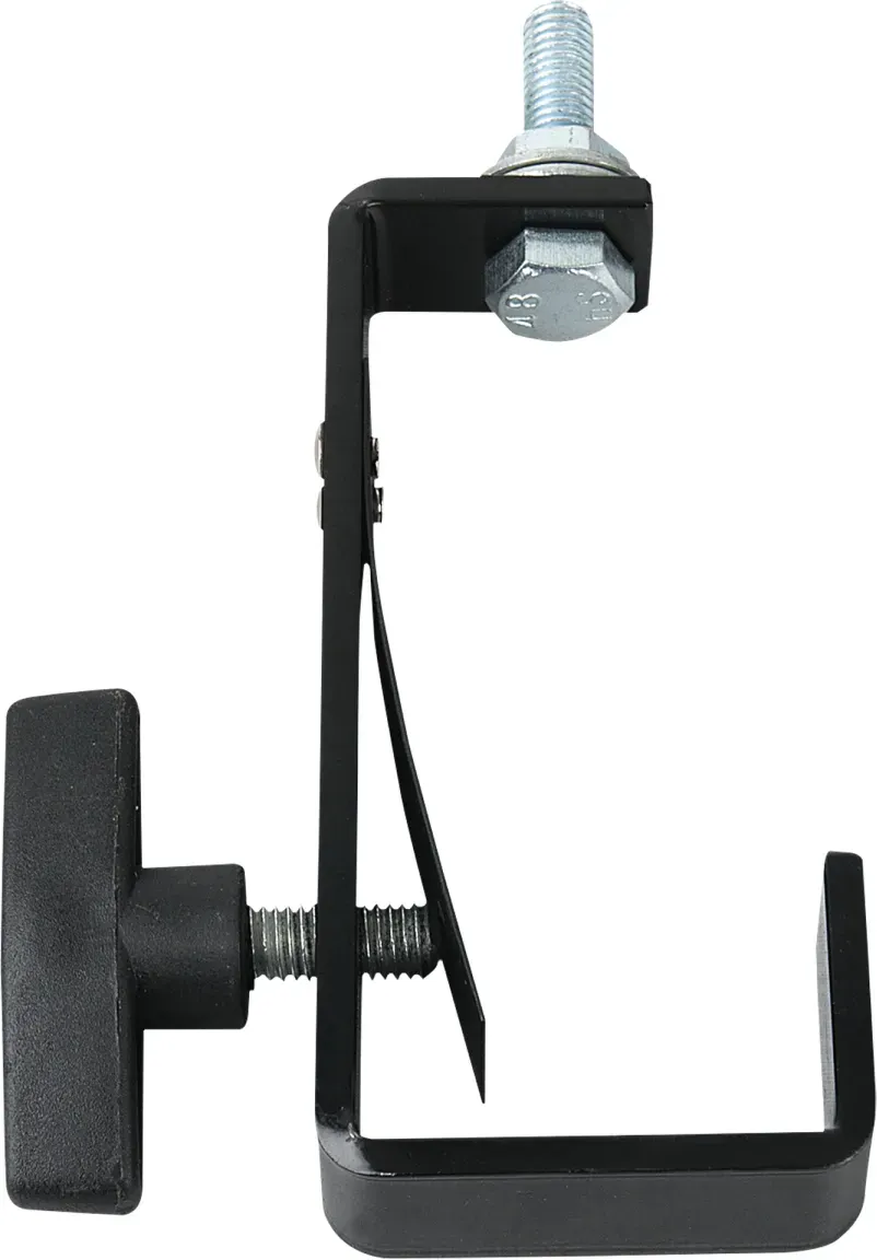 Showgear 50 mm Pipe Clamp Long with Protection Traglast: 20 kg - Stahl - schwarz