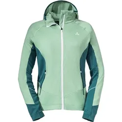 SCHÖFFEL Damen Fleece Hoody Forillon L, matcha mint, 36