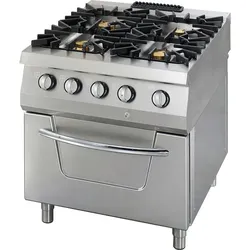 Premium-Kochfelder - 4 Brenner - Doppeleinheit - Tiefe 90cm - Gas
