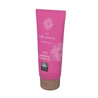Hot Shiatsu Massage- und Gleitgel „2in1 Raspberry scent 200 ml