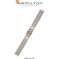 Hamilton Metall Jazzmaster Band-set Edelstahl H695.322.100 - silber