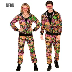 Neon Hippie Peace Trainingsanzug - unisex - XL