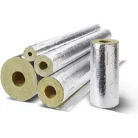 Rockwool 800 WLG 0,035 Rohrisolierung alukaschiert Rohrschale Steinwolle 22x20-1m