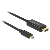 DeLock USB Typ C auf HDMI 2 m Schwarz