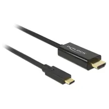 DeLock USB Typ C auf HDMI 2 m Schwarz