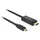 DeLock USB Typ C auf HDMI 2 m Schwarz
