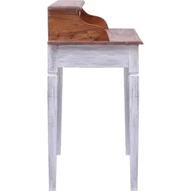 vidaXL Schreibtisch Altholz massiv / Braun