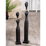 Casablanca by Gilde Dekofigur »Figur "Tall Lady" H. 86 cm«, schwarz