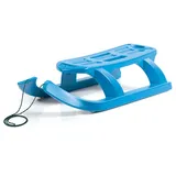 Prosperplast Kinderschlitten Kunststoffschlitten Stahlkufe Rodelschlitten Schlitten Bob blau